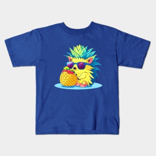AI - pineapple Hedgehog Kids T-Shirt